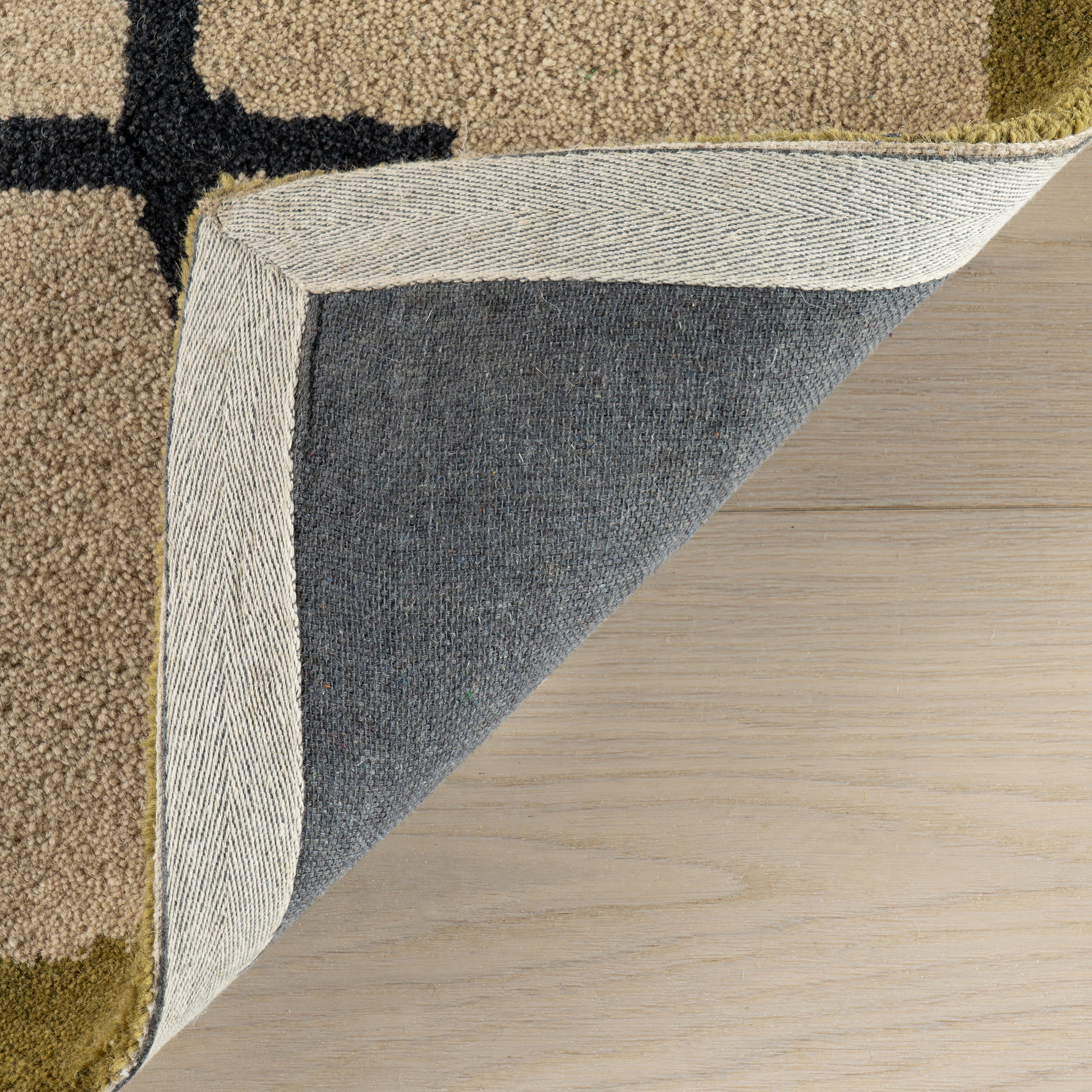FLOOR MODEL - Nate Berkus Serge Bordered Wool Cozy Area Rug - 8'6" x 11'6" RUGS - floor model Dash & Albert