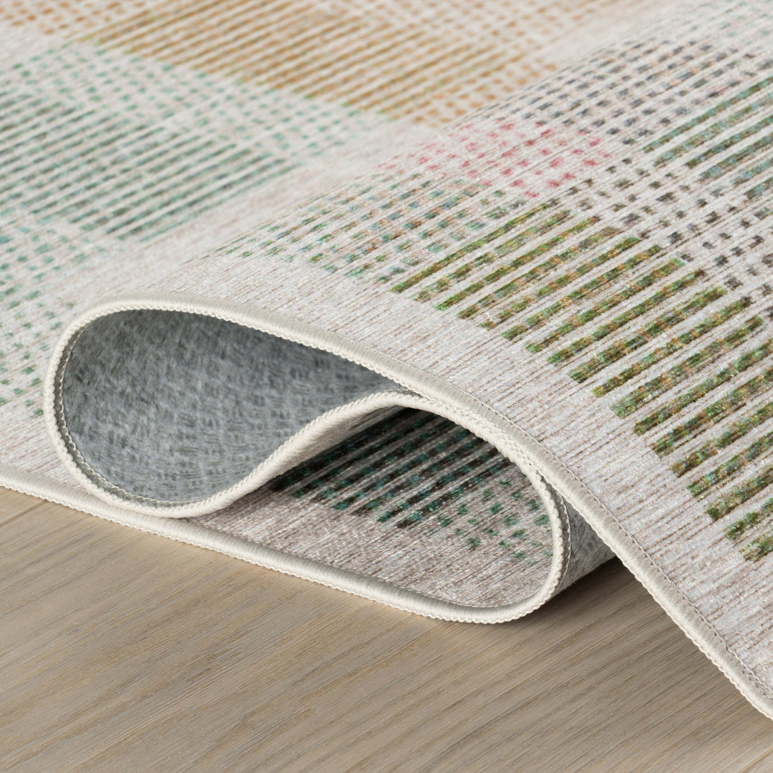 Chanan Farmhouse Plaid Machine Washable Rug RUGS - synthetic Dash & Albert