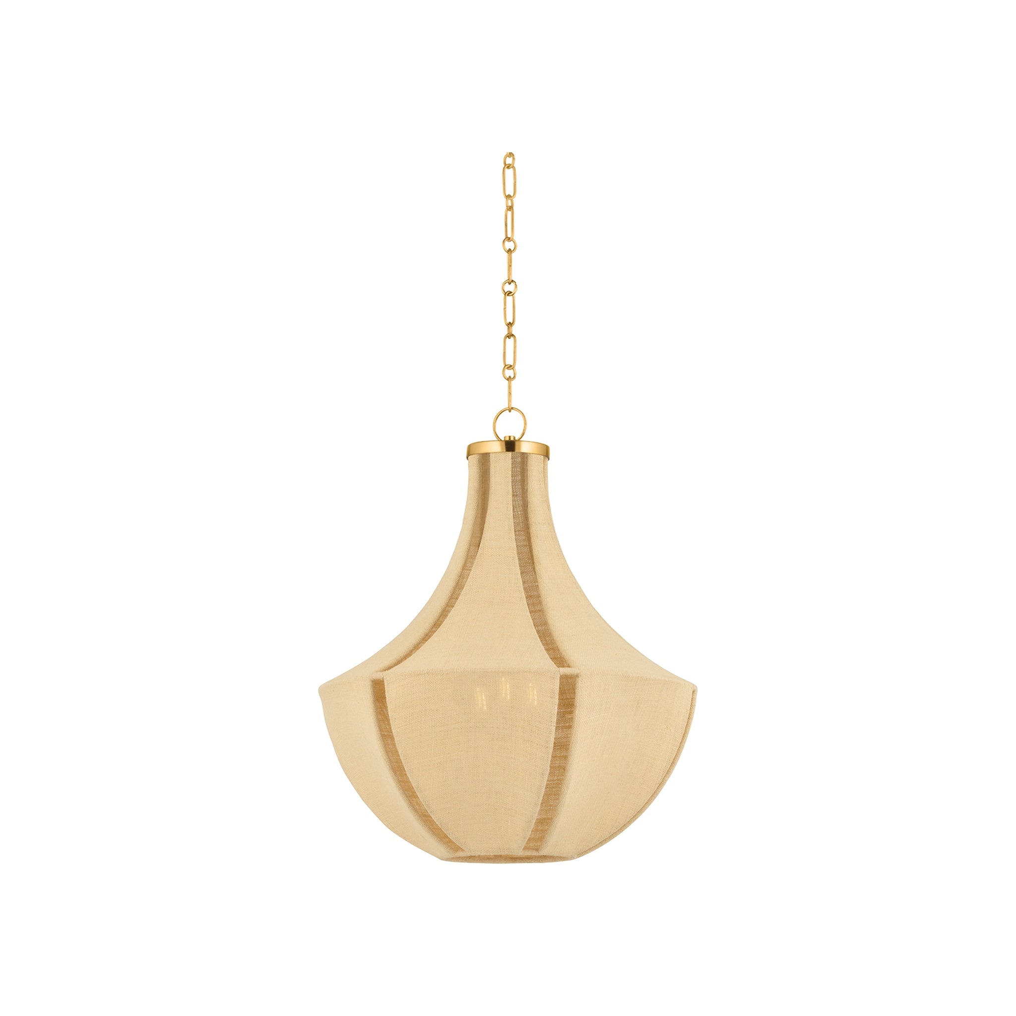 Cascade Lake Pendant LIGHTING - pendant Hudson Valley Lighting Aged Brass Small