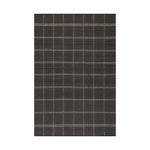 Nate Berkus Downing Plaid Wool Cozy Area Rug RUGS - wool Dash & Albert Black 3' x 5'