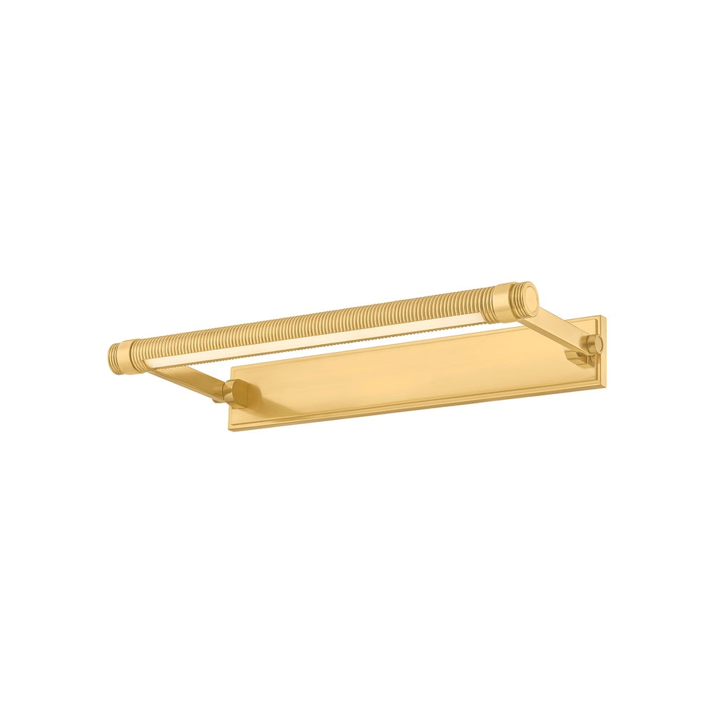 Duell Picture Light LIGHTING - Picture Light Hudson Valley Lighting Aged Brass Small