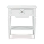 Orleans Side Table FURNITURE - side table Bramble Architectural White