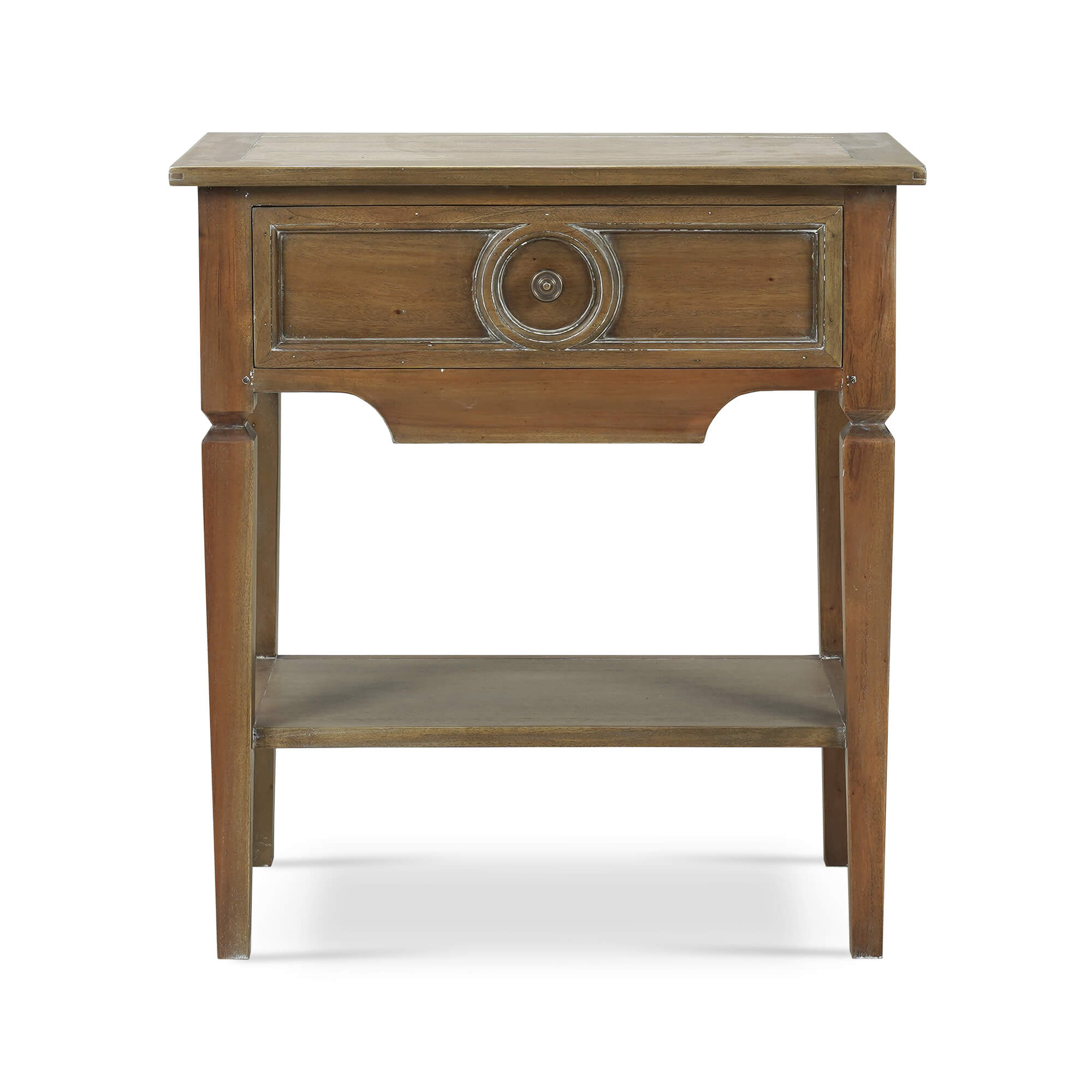Orleans Side Table FURNITURE - side table Bramble Straw Wash
