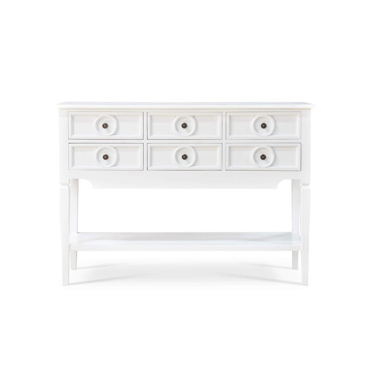 Orleans Console Table FURNITURE - console table Bramble Architectural White