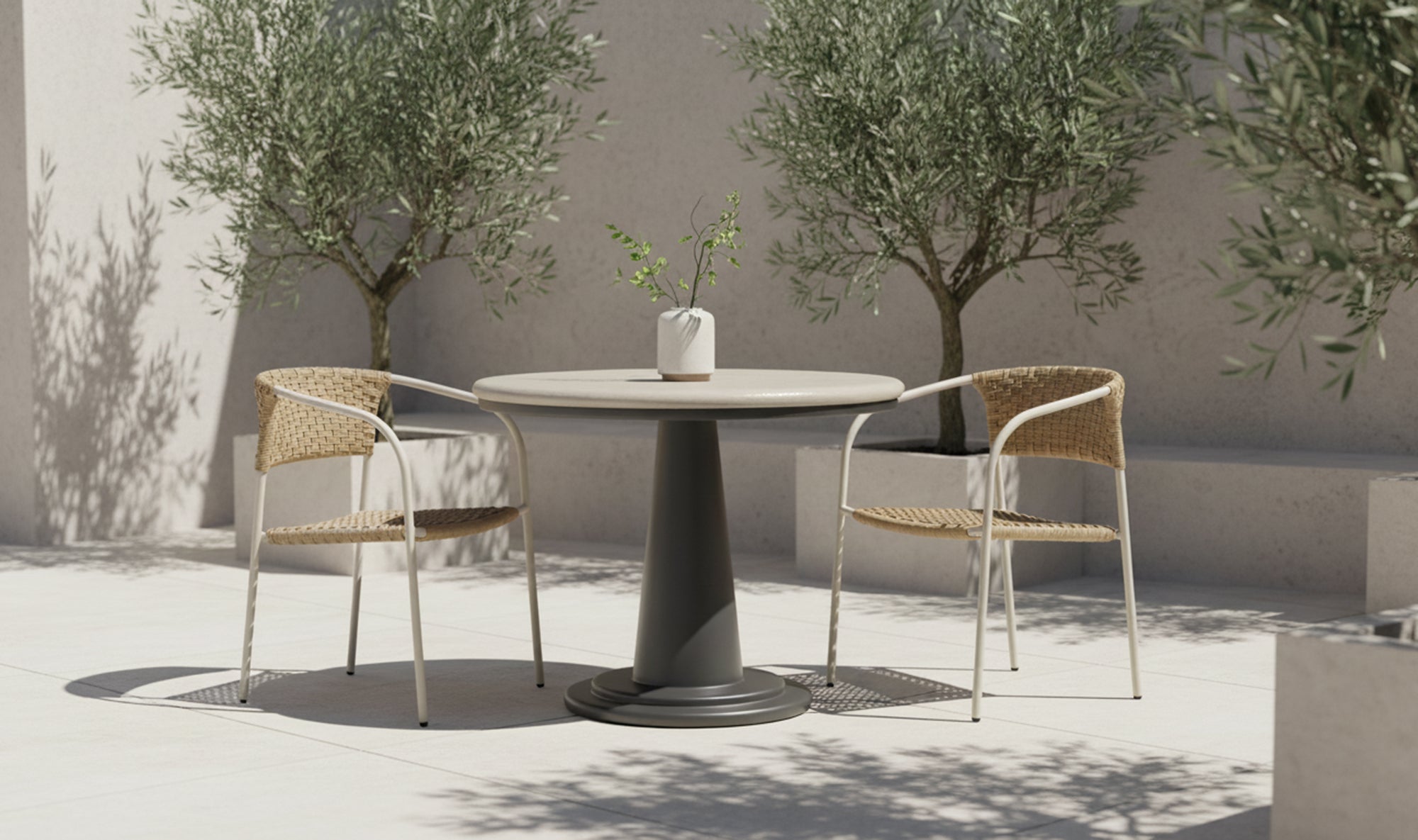 Esmi Outdoor Cafe Table FURNITURE - outdoor tables Moe's Furniture