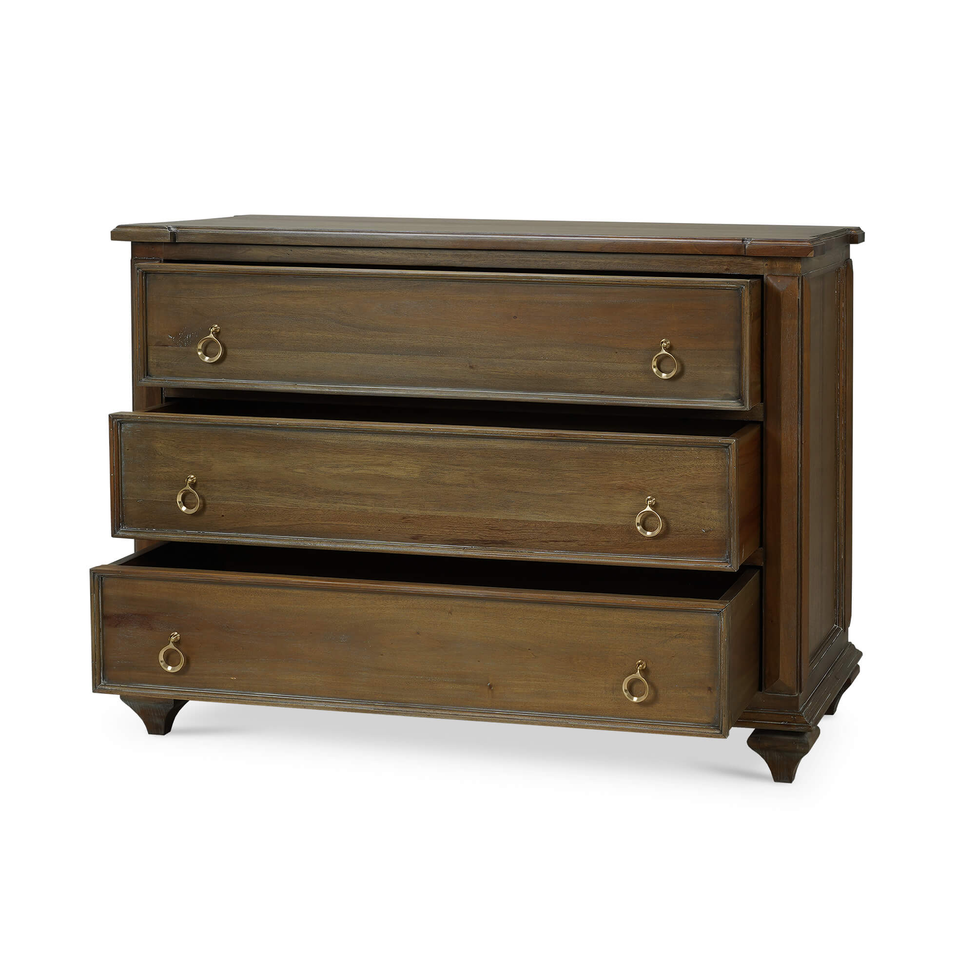 Soho 3 Drawer Dresser FURNITURE - dressers & chests Bramble
