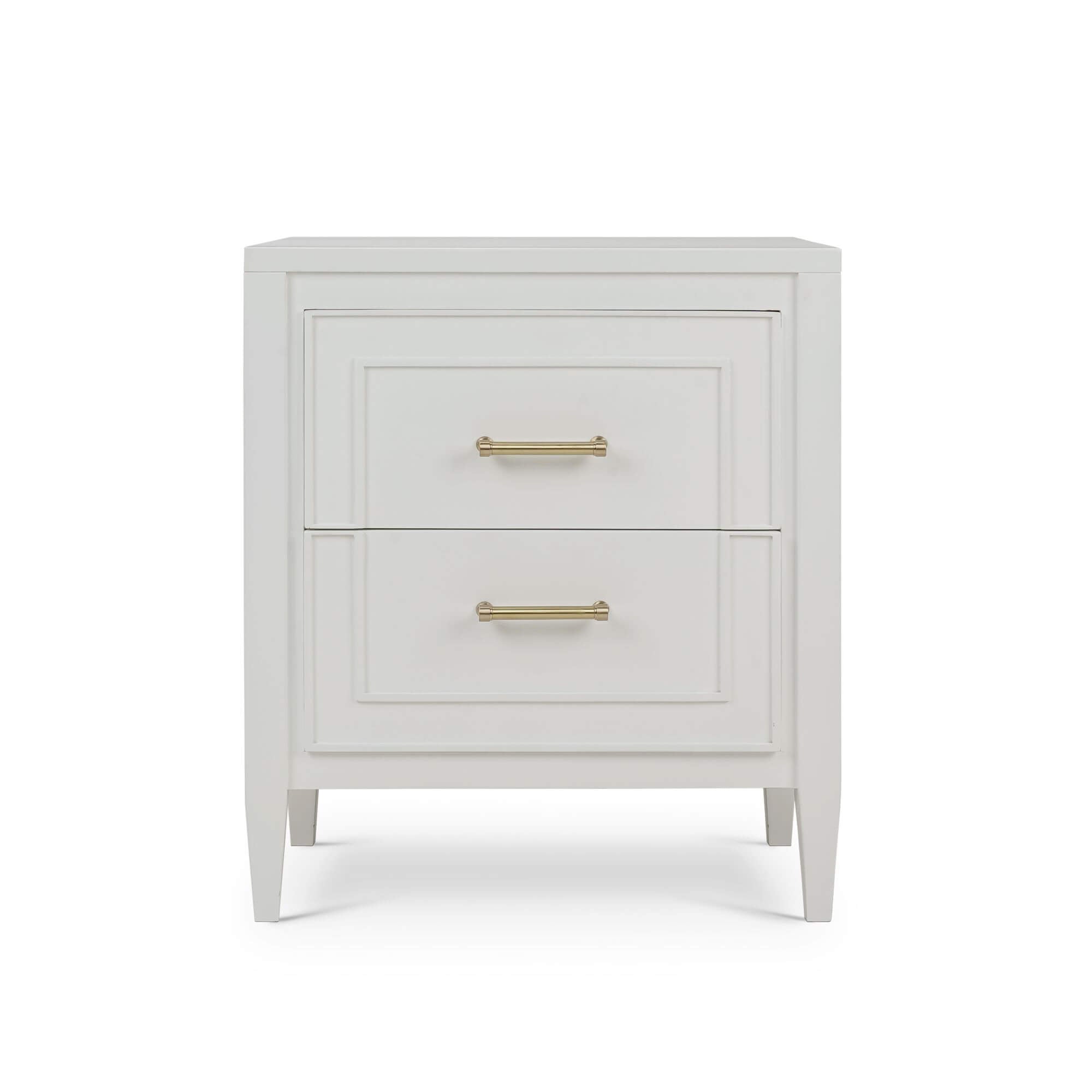 Belgravia Bedside Table FURNITURE - nightstand Bramble True White