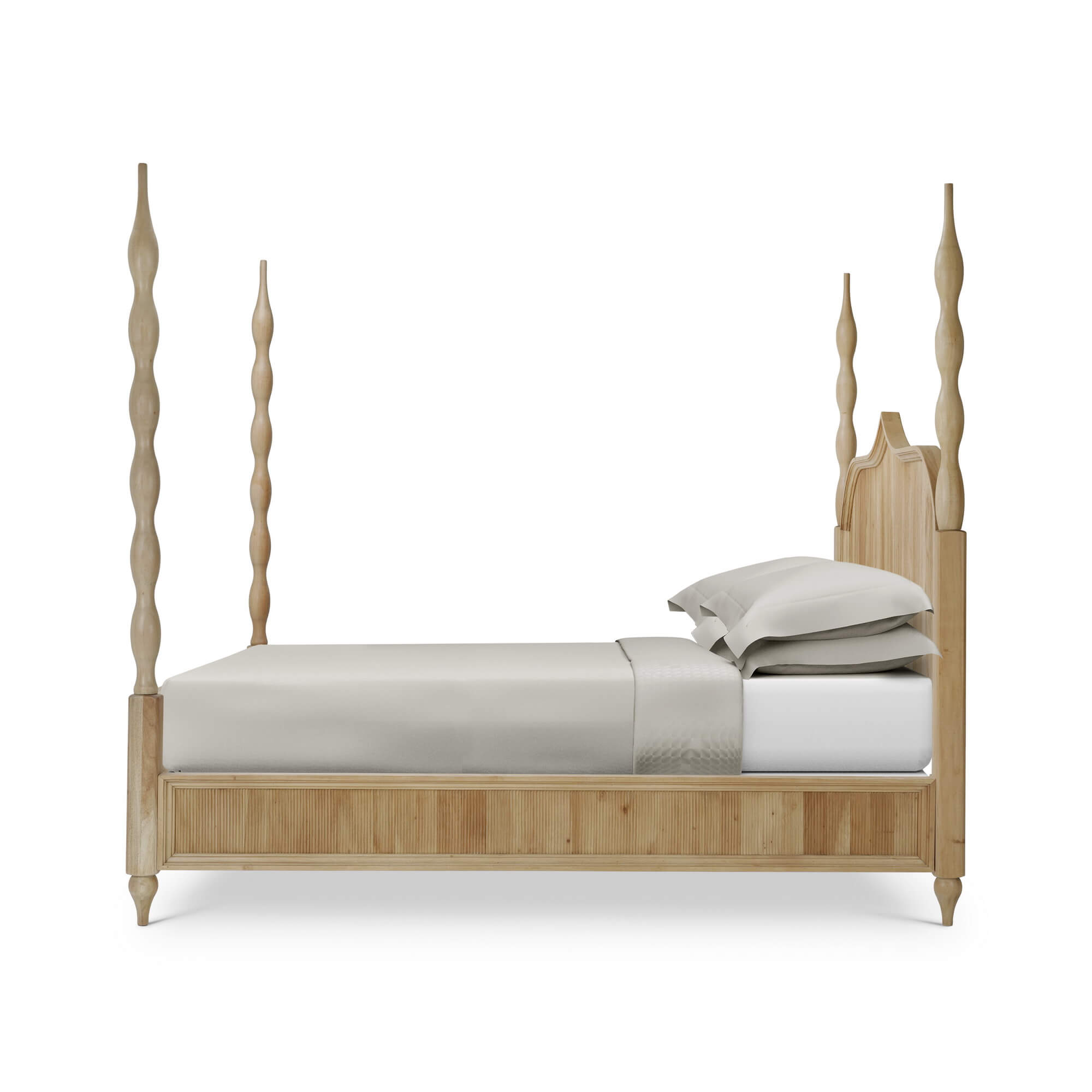 Brighton Wooden Back Bed FURNITURE - beds Bramble