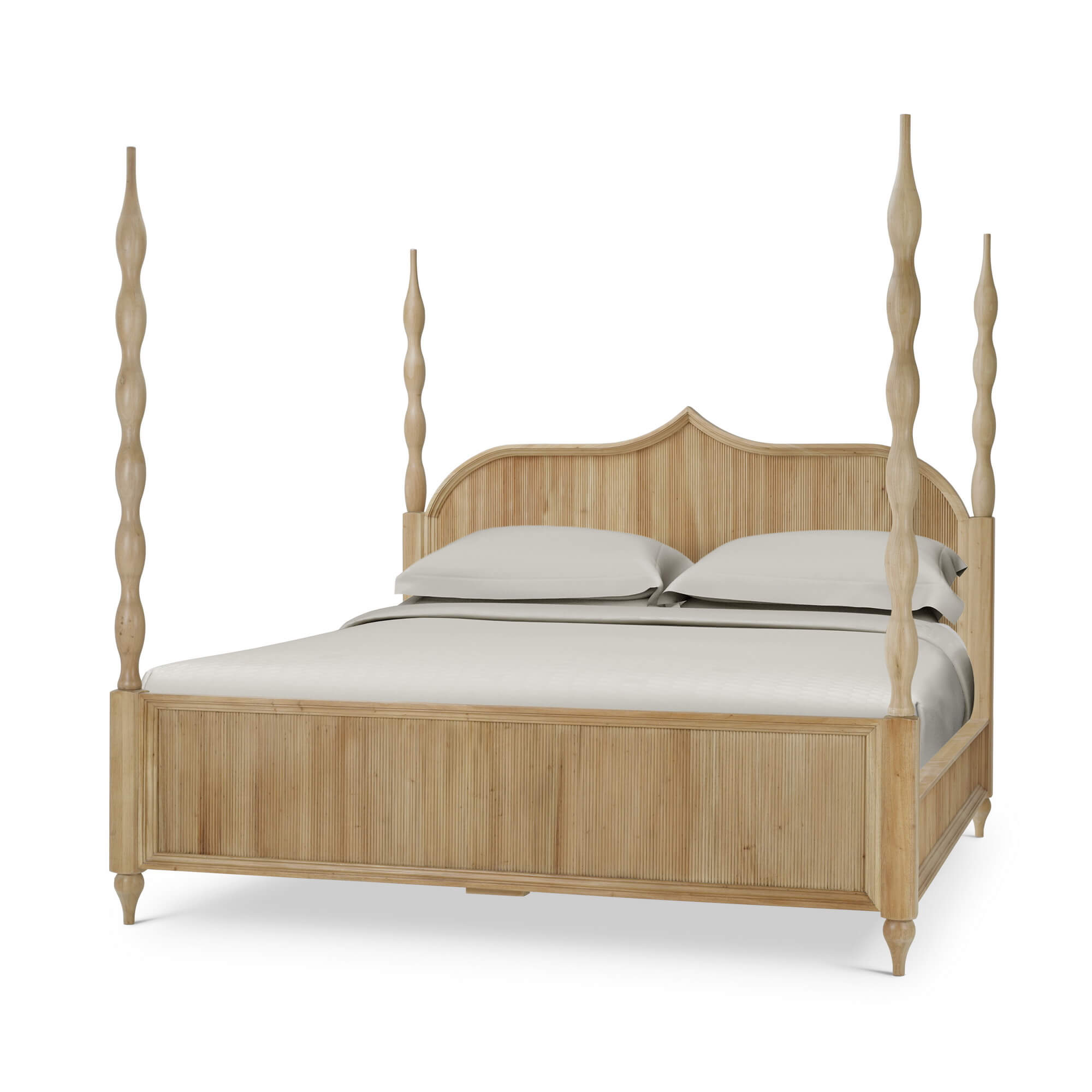 Brighton Wooden Back Bed FURNITURE - beds Bramble