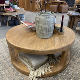 IN STORE - Clara Reclaimed Wood Round Coffee Table IN STORE -coffee table Hauer Market