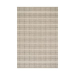 Nate Berkus Downing Plaid Wool Cozy Area Rug RUGS - wool Dash & Albert Grey 3' x 5'