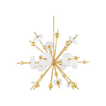 Maynard Chandelier LIGHTING - chandelier Hudson Valley Lighting Aged Brass Large