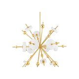 Maynard Chandelier LIGHTING - chandelier Hudson Valley Lighting Aged Brass Large