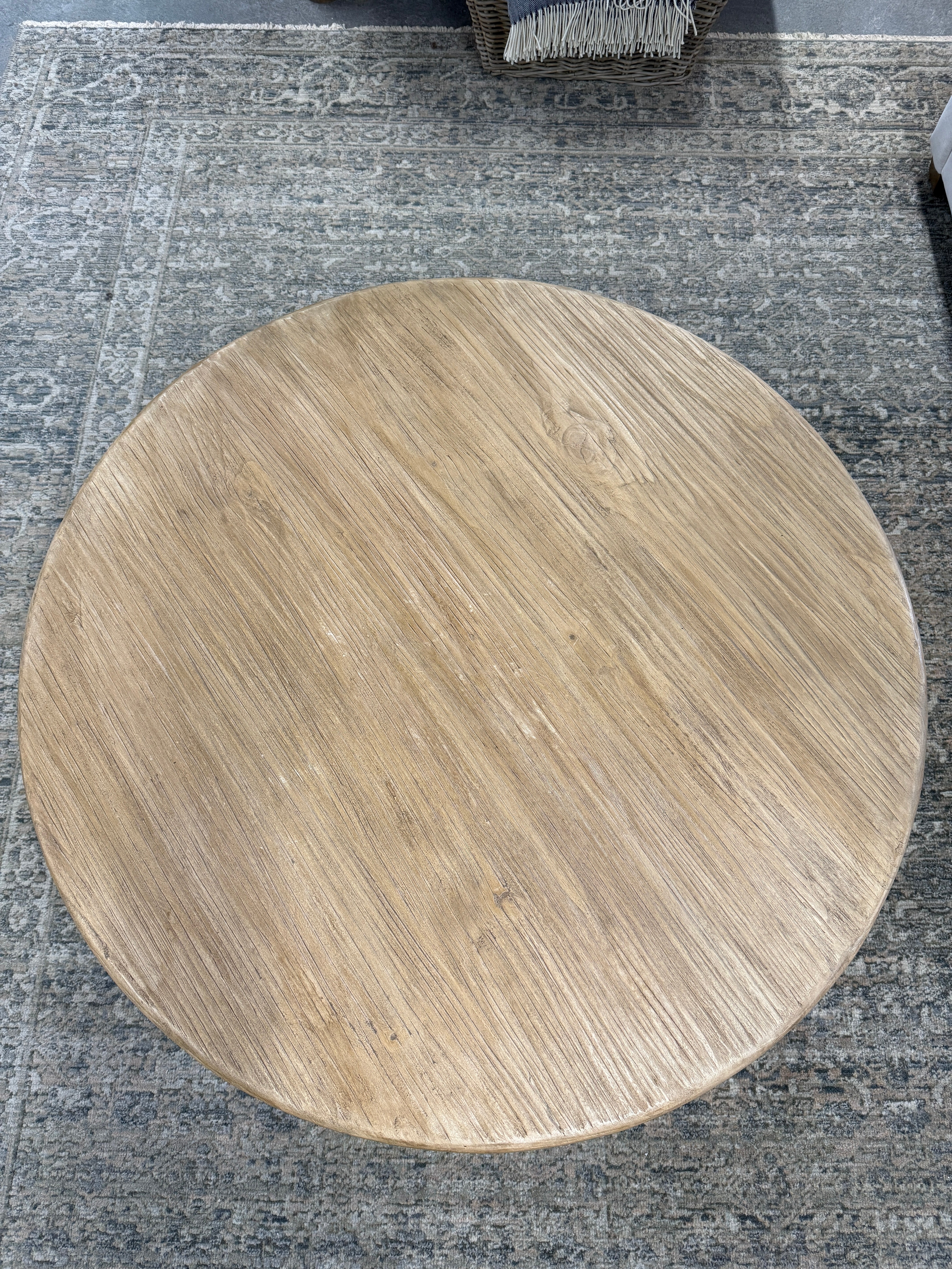 IN STORE - Clara Reclaimed Wood Round Coffee Table IN STORE -coffee table Hauer Market