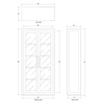 Florence Display Cabinet FURNITURE - cabinet Bramble