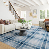 Andri Modern Plaid Machine Washable Rug RUGS - synthetic Dash & Albert