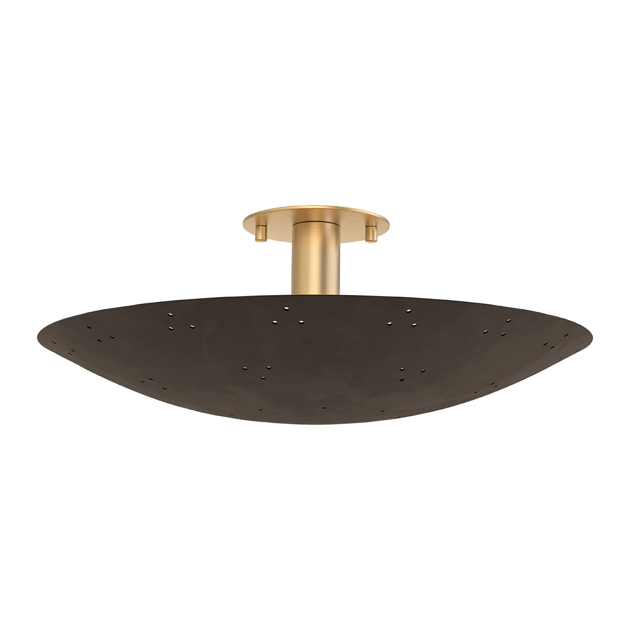 Bern Flush Mount LIGHTING - Flush Mount Hudson Valley Lighting Vintage Brass Small