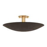 Bern Flush Mount LIGHTING - Flush Mount Hudson Valley Lighting Vintage Brass Small