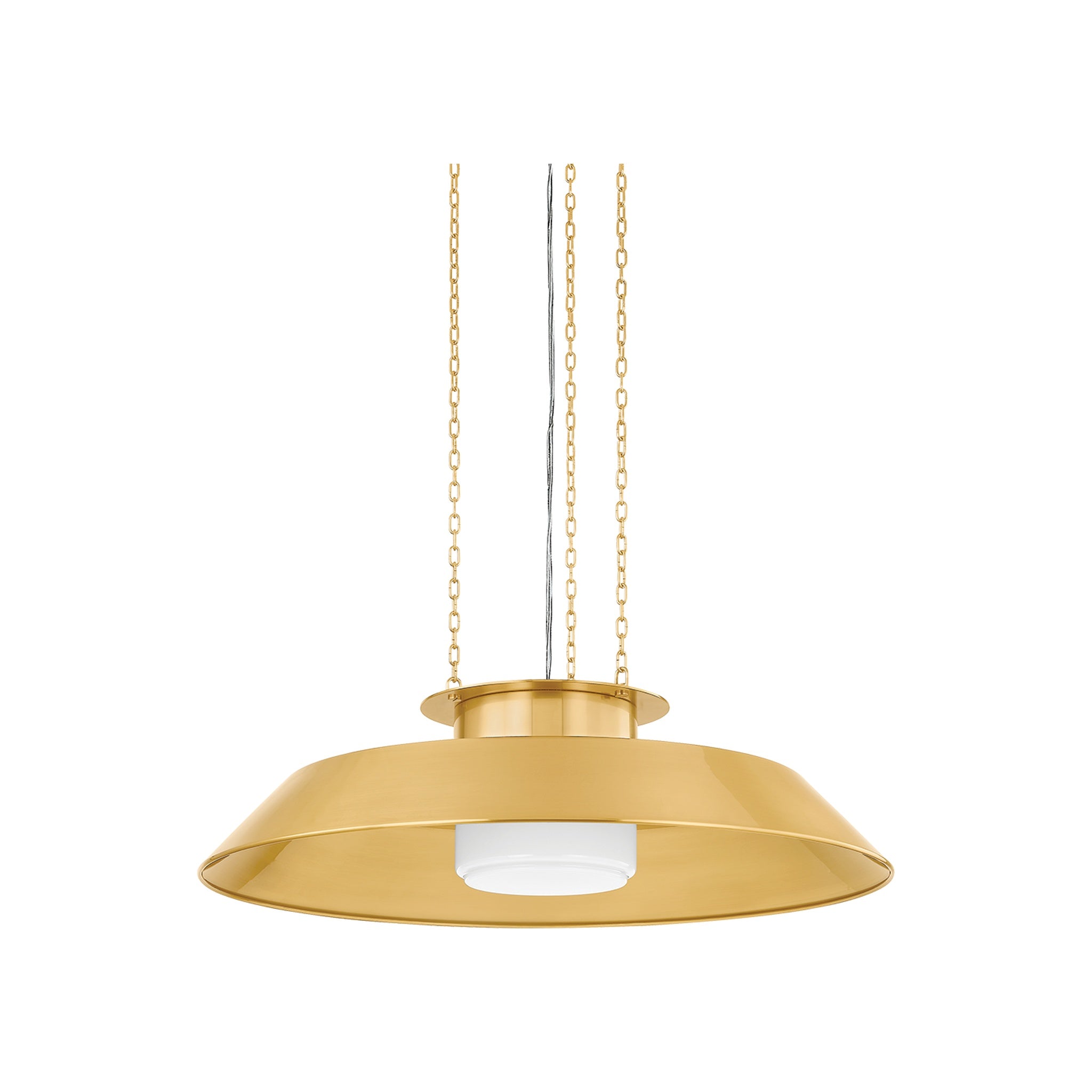 Woodrow Pendant LIGHTING - pendant Hudson Valley Lighting Aged Brass Large