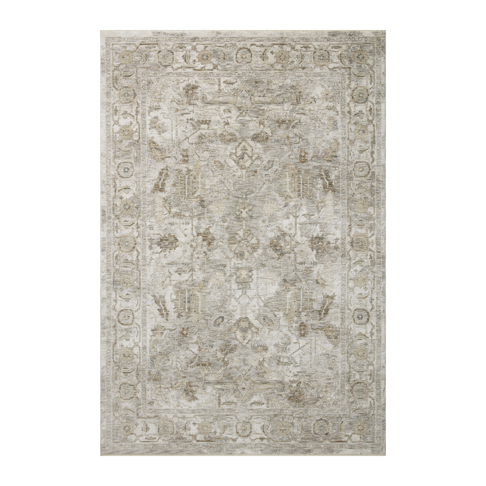 Amber Lewis x Loloi Honora Grey / Taupe Rug 0-patterned rugs Loloi