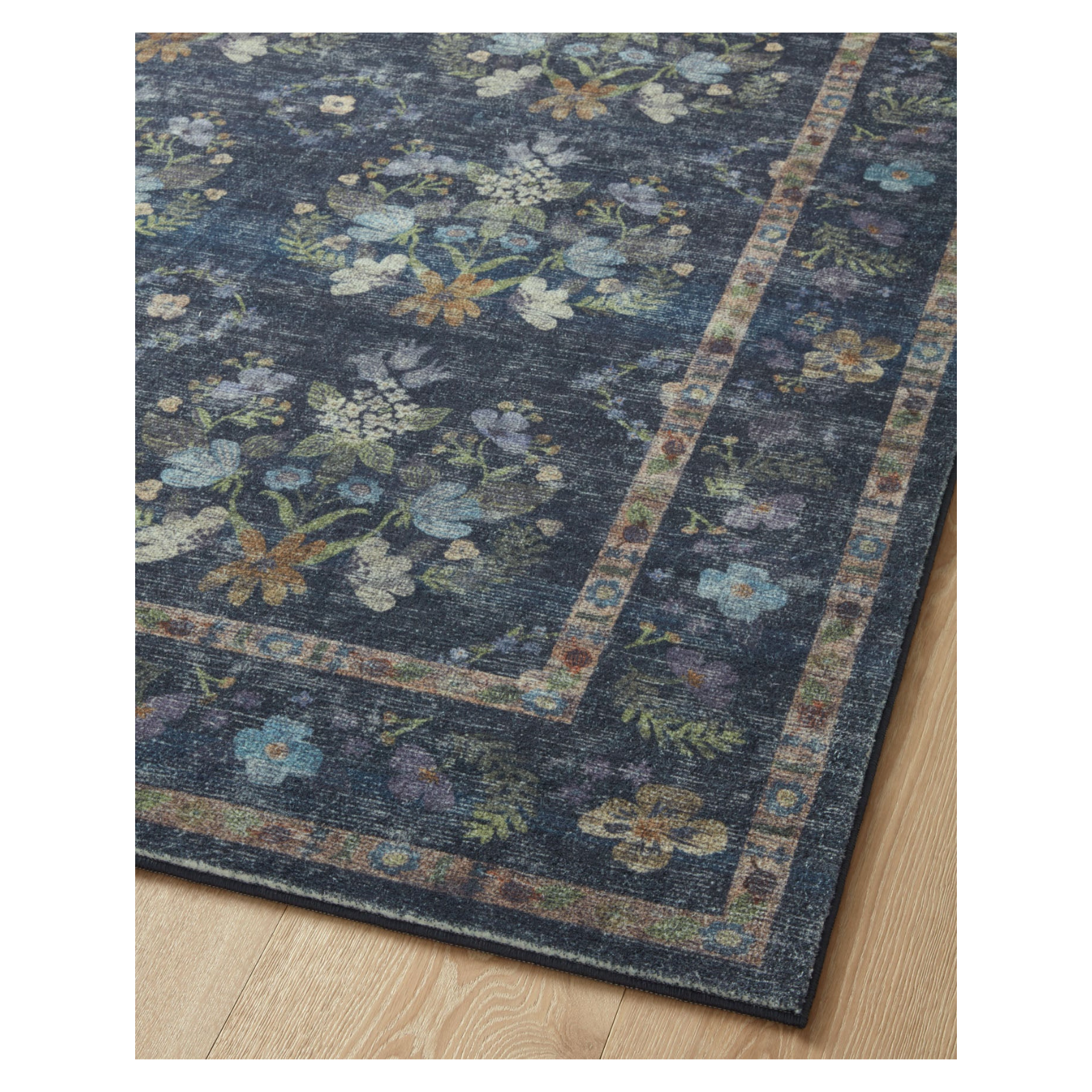 Rifle Paper Co. x Loloi Courtyard Seville Navy Rug 3-patterned rugs Loloi