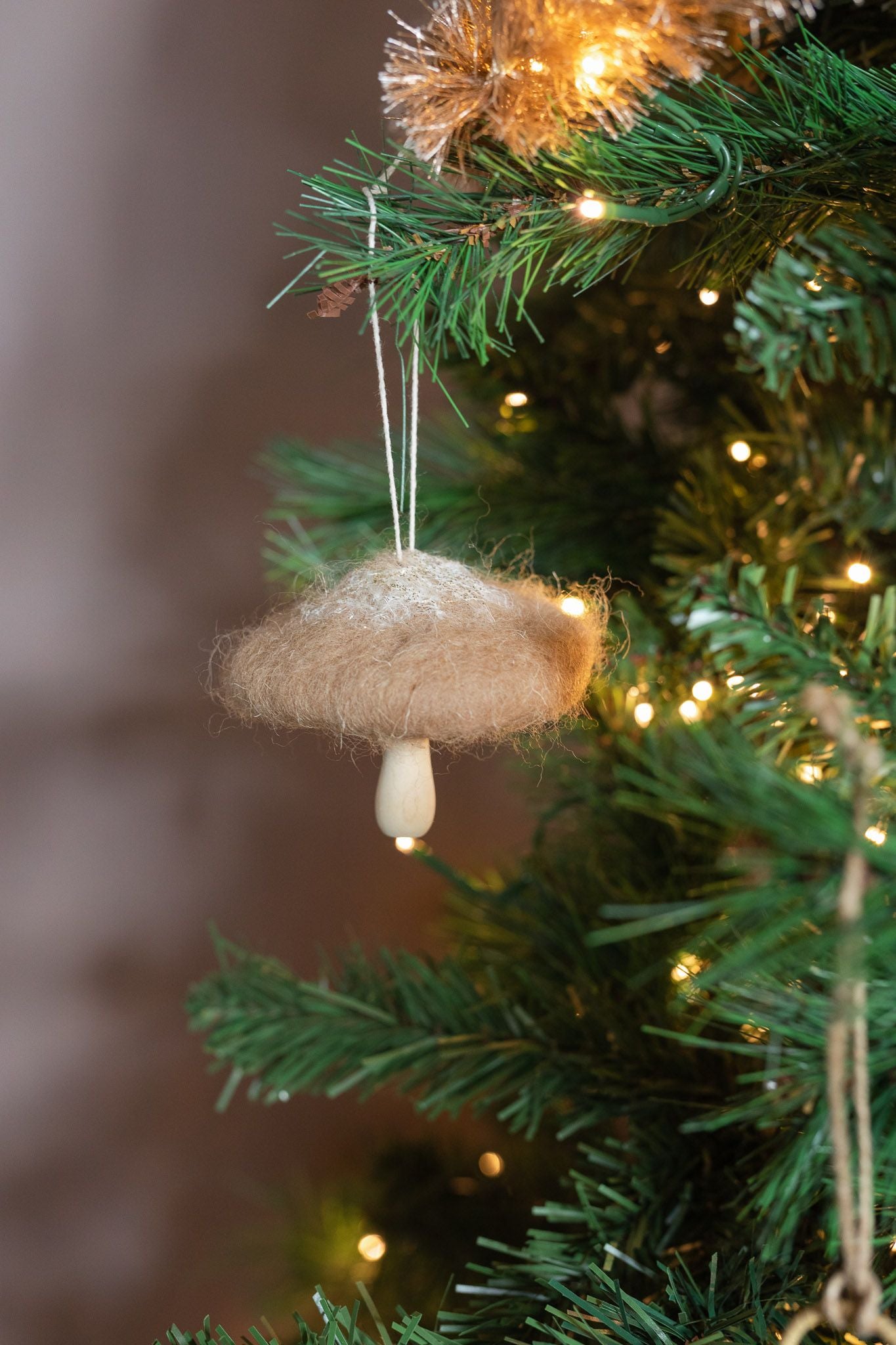 Woodsy Mushroom Ornament - Rug & Weave