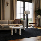 Nate Berkus Crosby Solid Wool Cozy Area Rug RUGS - wool Dash & Albert