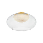 Moore Flush Mount LIGHTING - flush mount Hudson Valley Lighting Aged Brass Small
