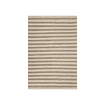 Venit Modern Striped Farmhouse Rug RUGS - wool Dash & Albert Brown 2' x 3'