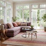 Noa Modern Striped Washable Rug RUGS - washable Dash & Albert