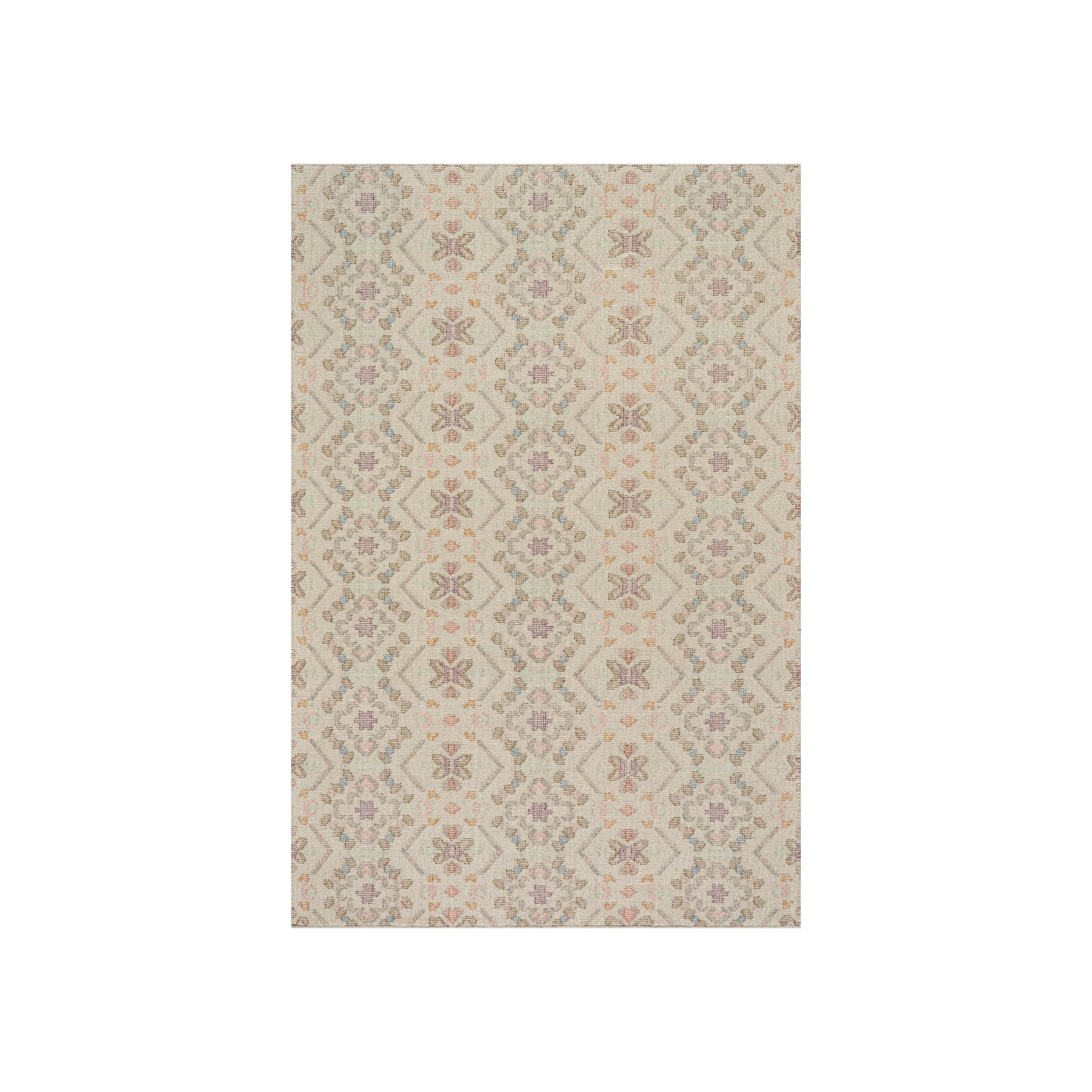 Vittoria Cotton Rug RUGS - cotton Dash & Albert Multicolor 2' x 3'