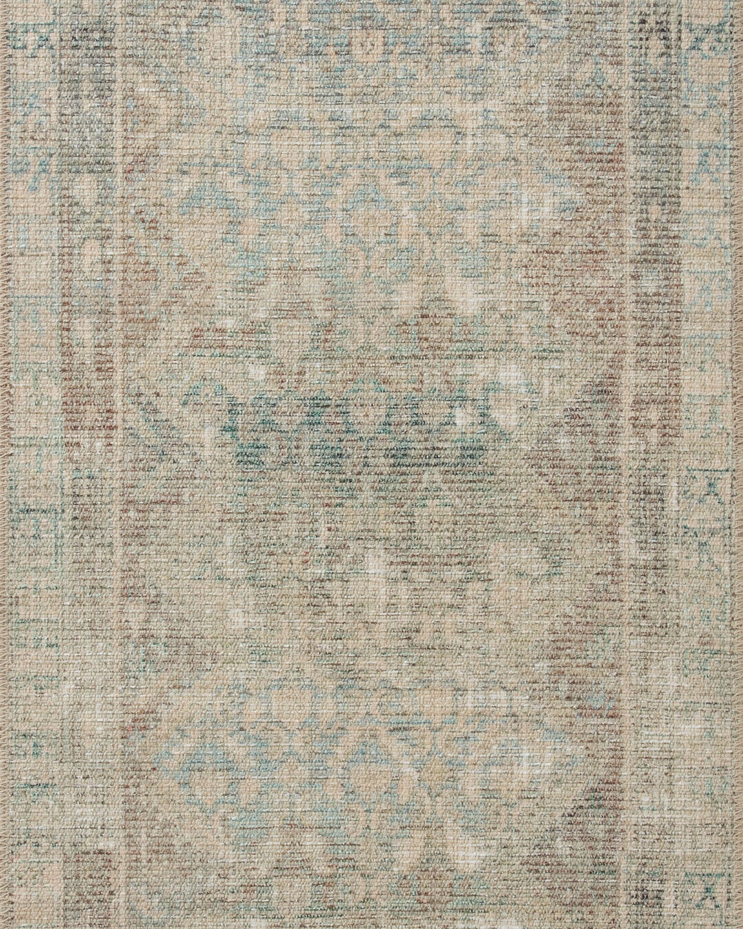 Angela Rose x Loloi Aubrey Jade/ Natural Rug 0-RUGS Loloi