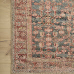 Angela Rose x Loloi Aubrey Blue/ Terracotta Rug 0-RUGS Loloi