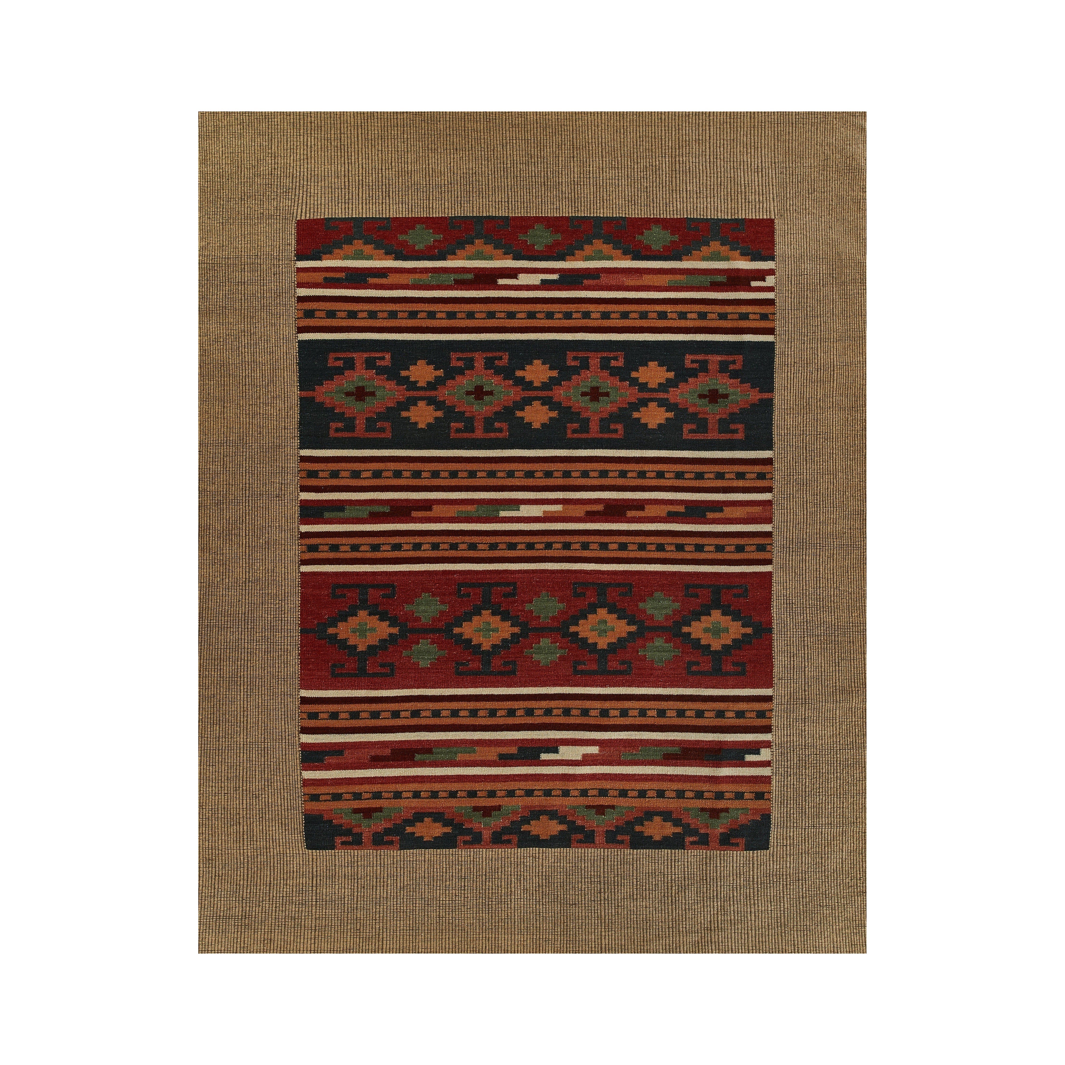 Alba Motif Hand Woven Rug RUGS - wool Momeni 2'6" X 8'