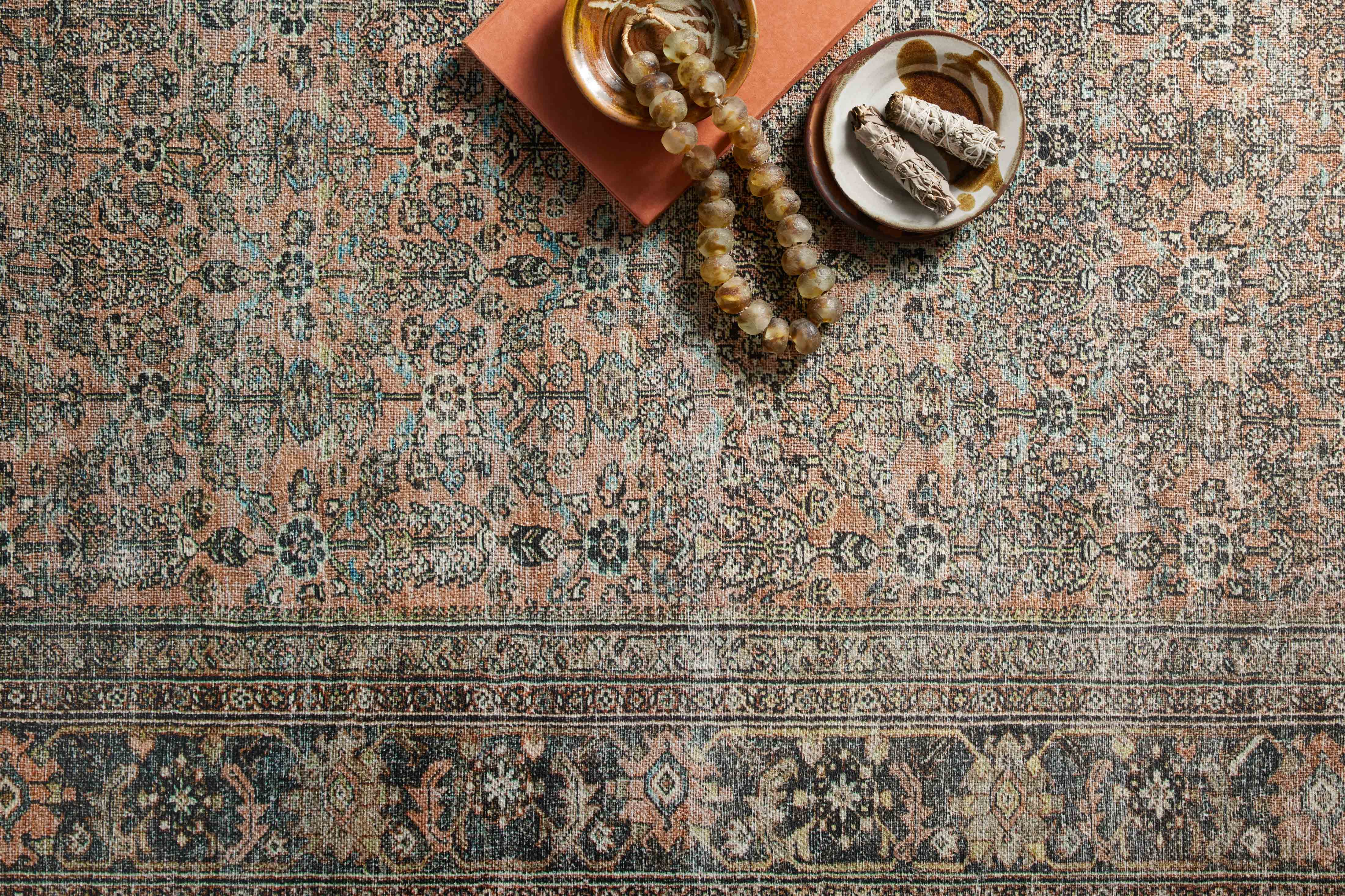 Loloi Adrian Terracotta / Multi Rug 0-RUGS-patterned Loloi