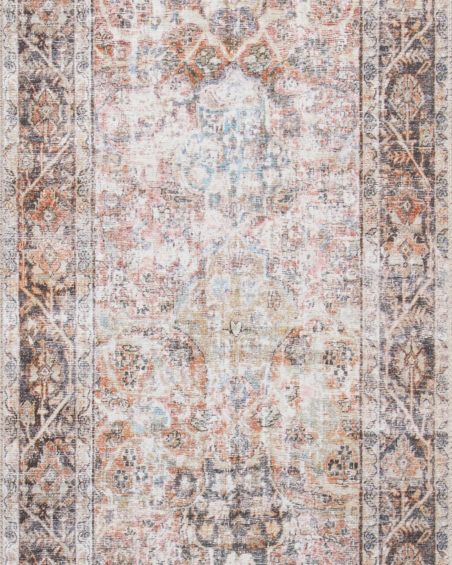 Loloi Adrian Sunset / Charcoal Rug 0-RUGS-patterned Loloi