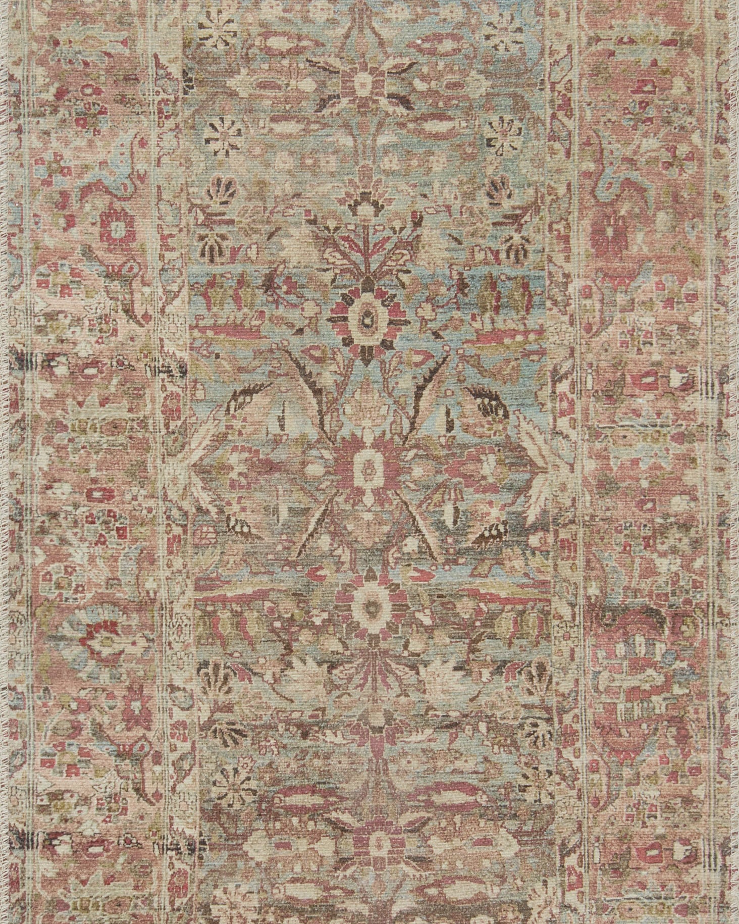 Loloi Adrian Ocean / Clay Rug 0-RUGS-patterned Loloi