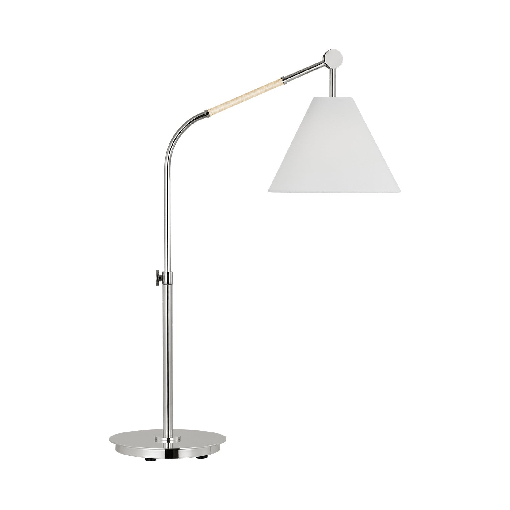 Remy Large Task Table Lamp LIGHTING - table lamp Visual Comfort Polished Nickel