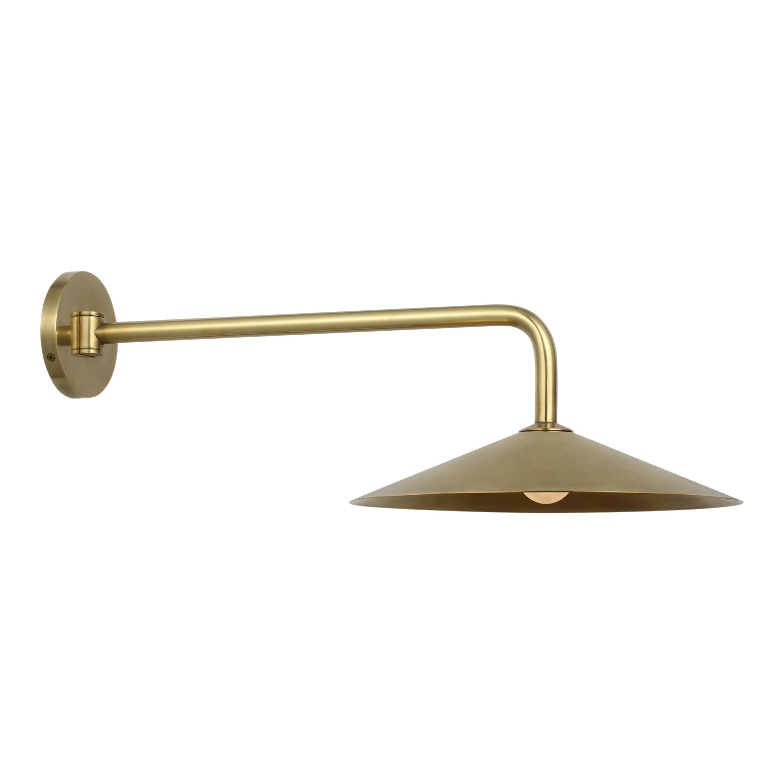 Ponce 9" Articulating Sconce LIGHTING - sconce Visual Comfort - Signature Hand-Rubbed Antique Brass Hand-Rubbed Antique Brass