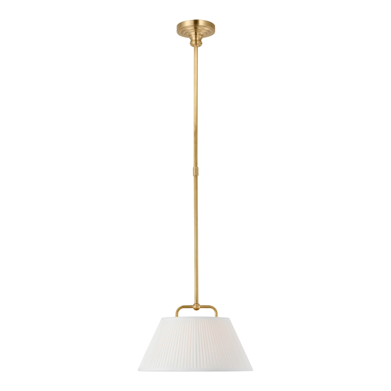 Serrato 20" Hanging Shade LIGHITING - pendant Visual Comfort - Signature Hand-Rubbed Antique Brass