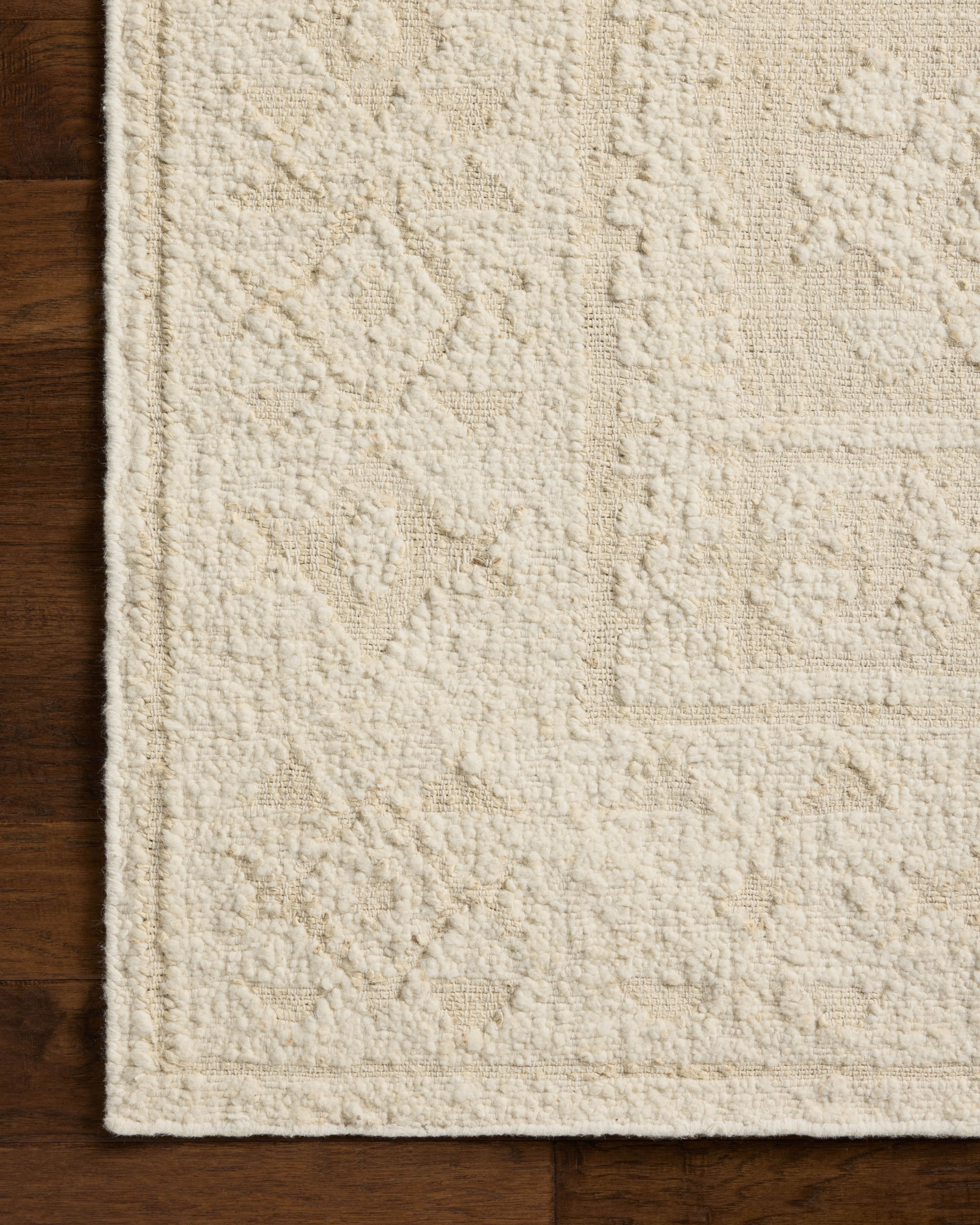 Loloi Alara Ivory / Natural Rug No.2 RUGS - wool Loloi 18" x 18" sample