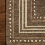 Chris Loves Julia x Loloi Alfie Bark / Natural Rug RUGS - wool Loloi