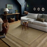 Chris Loves Julia x Loloi Alfie Green / Natural Rug RUGS - wool Loloi