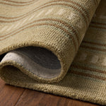 Chris Loves Julia x Loloi Alfie Green / Natural Rug RUGS - wool Loloi