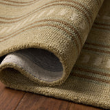 Chris Loves Julia x Loloi Alfie Green / Natural Rug RUGS - wool Loloi