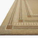 Chris Loves Julia x Loloi Alfie Green / Natural Rug RUGS - wool Loloi
