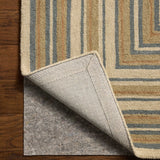 Chris Loves Julia x Loloi Alfie Natural / Multi Rug RUGS - wool Loloi