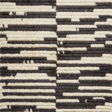 Chris Loves Julia x Loloi Alice Cream / Charcoal Rug No.3 RUGS - synthetic Loloi
