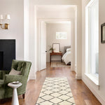 Chris Loves Julia x Loloi Alice Cream / Charcoal Rug No.4 RUGS - synthetic Loloi