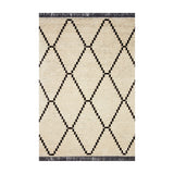 Chris Loves Julia x Loloi Alice Cream / Charcoal Rug No.4